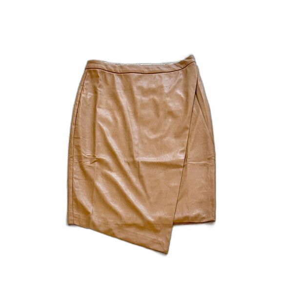 NWT*n:Philanthropy Pencil Skirt in Brown Faux Leather - Women's Large - Picture 6 of 8